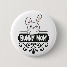Niedlicher Hasen-Kaninchenliebhaber Button