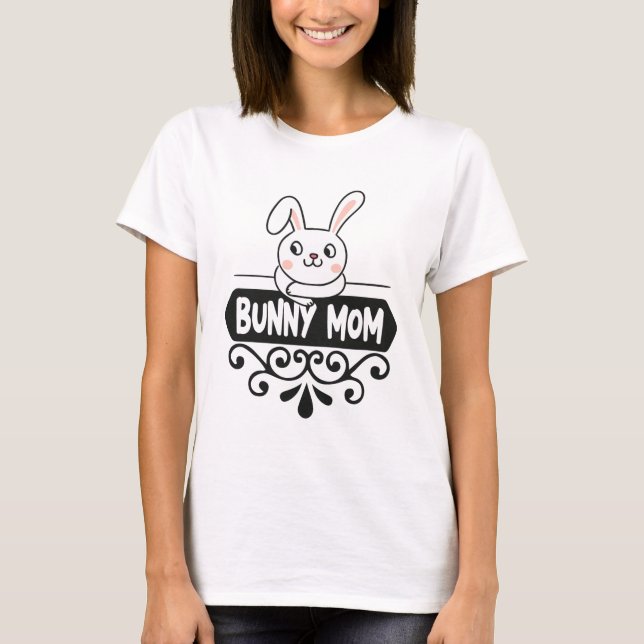 Niedlicher Hasen-Kaninchenliebhaber T-Shirt (Vorderseite)