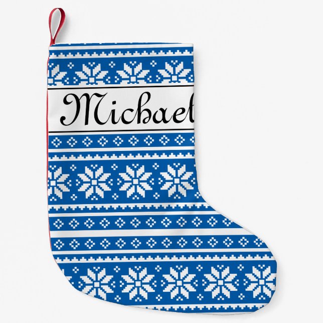 Niedlicher HÄSSLICHER WEIHNACHTSstrickjacke Kleiner Weihnachtsstrumpf (Vorderseite)