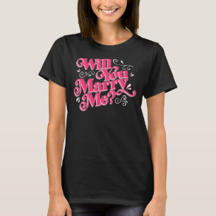 Niedlicher Heiratsvorschlag heiraten mich überrasc T-Shirt