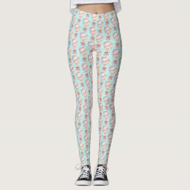 Niedlicher Heißluftballon Wasserfarben-Muster Leggings