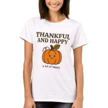 Niedlicher Herbst Pumpkin Doodle "Dankbar & Glückl
