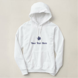 Niedlicher Herbstfall Ahornleaf Personalisiert Bestickter Hoodie