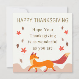 Niedlicher Herbstfox mit sinkenden Blätter in Herb