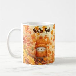Niedlicher Herbstvogel für Herbst verkleidet Kaffeetasse