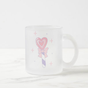 Niedlicher Herz-Lutscher Mattglastasse