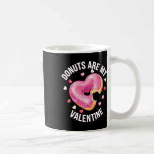 Niedlicher HerzDonut mit rosa Zuckerguss Valentine Kaffeetasse