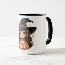 Niedlicher Hexen-Kaffeebecher | Cozy Autumn Aesthe