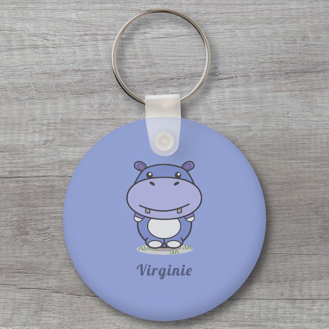 Niedlicher Hippo-Schlüsselanhänger Schlüsselanhänger (Cute Hippo Keychain)