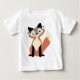 Niedlicher Hipster-GläserFox Baby T-shirt (Vorderseite)