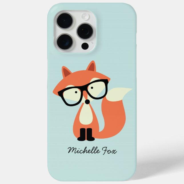 Niedlicher Hipster Red Fox Case-Mate iPhone Hülle (Rückseite)