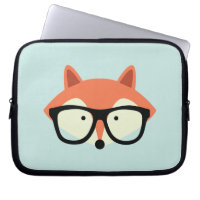 Niedlicher Hipster Red Fox