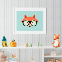 Niedlicher Hipster Red Fox