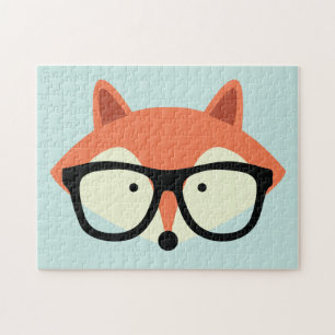 Niedlicher Hipsterroter Fox