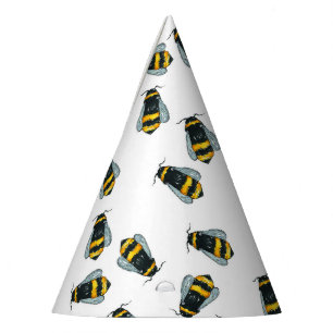 Niedlicher Honigbienen-Hummel-Bienengeburtstag Partyhütchen