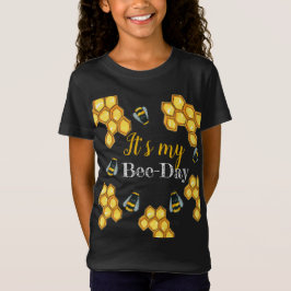 Niedlicher Honigbienen-Kindergeburtstag T-Shirt