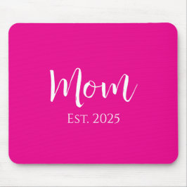 Niedlicher Hot Pink Junge Mutter Muttertag Mousepad