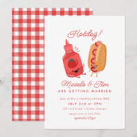 Niedlicher Hotdog Picnic Red GRILLEN Paare Brautpa