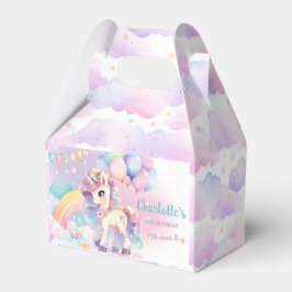 Niedlicher Hübscher Regenbogen Prinzessin Unicorn Geschenkschachtel
