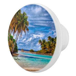 Niedlicher Hübscher Sommer Hawaii Beach Wasserfar Keramikknauf