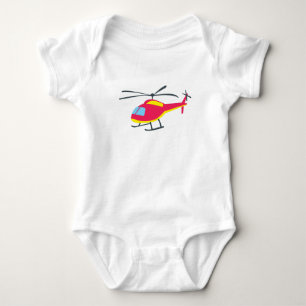 Niedlicher Hubschrauber Baby Strampler