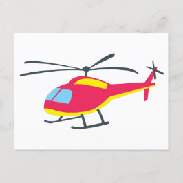 Niedlicher Hubschrauber Feiertagspostkarte