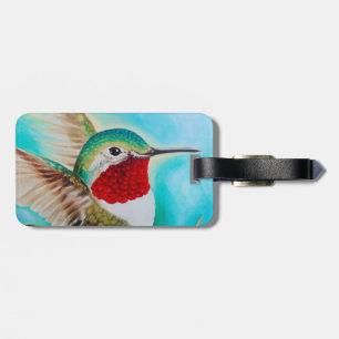 Niedlicher Hummingvogel Gepäckanhänger