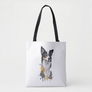 Niedlicher Hund Border Collie Tasche