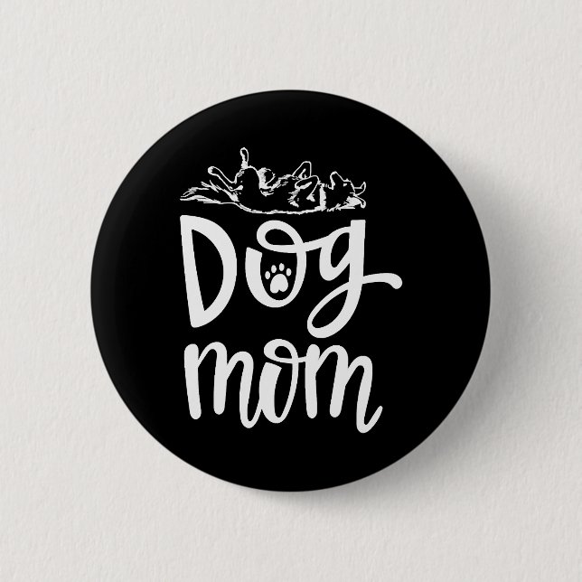 Niedlicher Hund Button (Vorderseite)