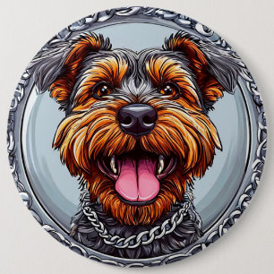 Niedlicher Hund Button