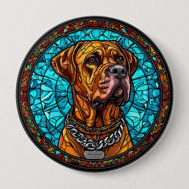 Niedlicher Hund Button (Vorderseite)