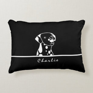 NIEDLICHER HUND-CARTOON (BLACK & WHITE PUPPY), DER DEKOKISSEN