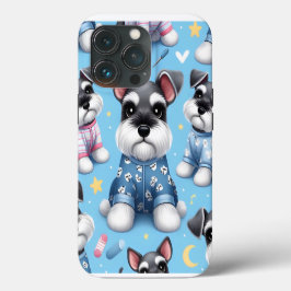 Niedlicher Hund des Schnauzer-Tiermusters Case-Mate iPhone Hülle