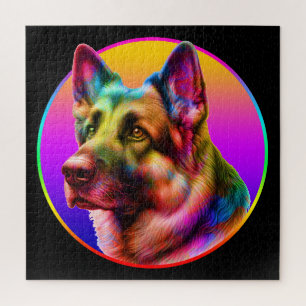 NIEDLICHER HUND FARBFARBENER RAINBOIN