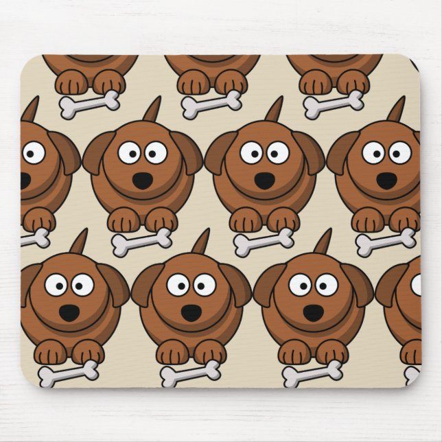 Niedlicher Hund für Kinder Mousepad (Vorne)