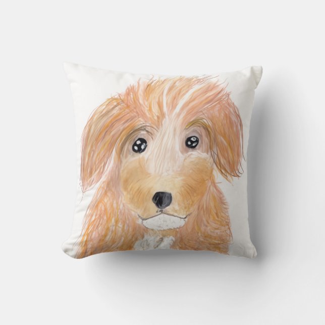 Niedlicher Hund Kissen (Vorderseite)