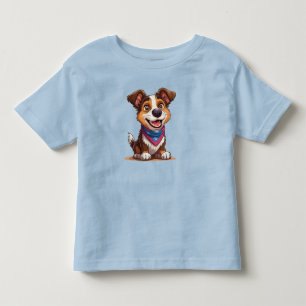 Niedlicher Hund Kleinkind T-shirt