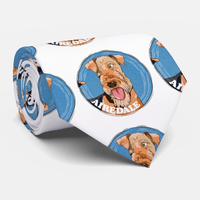 Niedlicher Hund Krawatte (Gerollt)