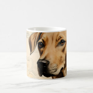 Niedlicher Hund lange Ohren Kaffeetasse