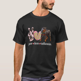 Niedlicher Hund Mama Muttertag Geschenk Liebe Rott T-Shirt