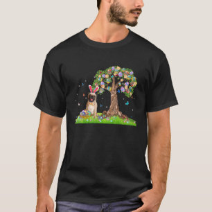 Niedlicher Hund mit Ostereiern Tree Happy Eas T-Shirt