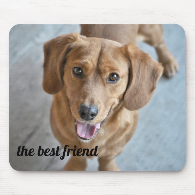 Niedlicher Hund Mousepad (Vorne)