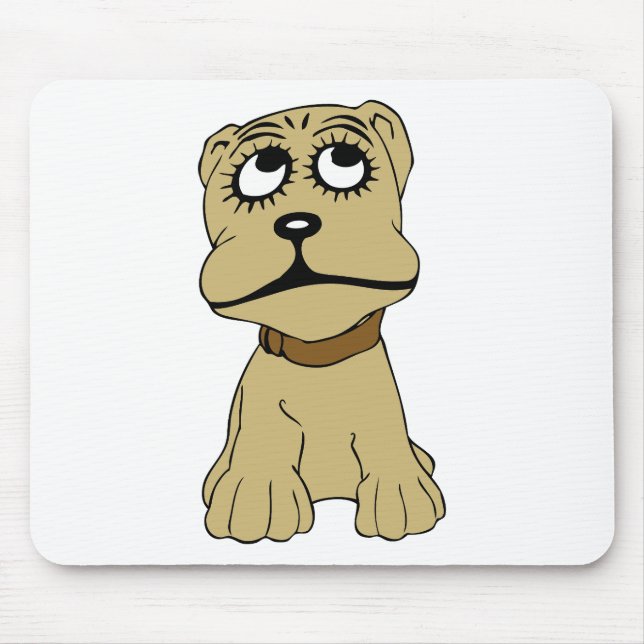 Niedlicher Hund Mousepad (Vorne)