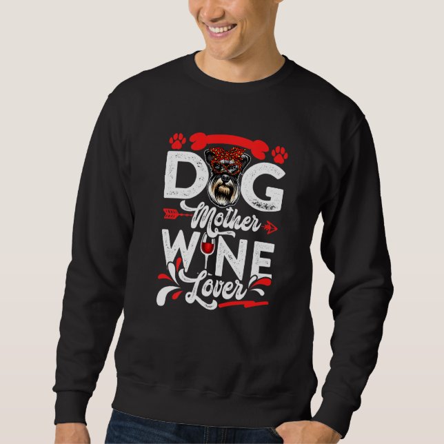 Niedlicher Hund Mutterschweizer Muttertag 1 Sweatshirt (Vorderseite)