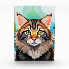 Niedlicher Hund nah Fotoblock