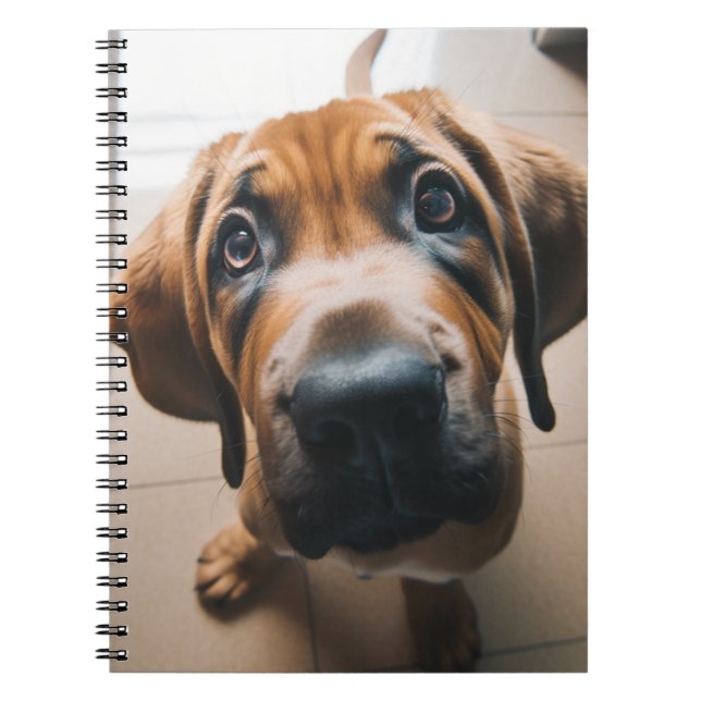 Niedlicher Hund Notizblock (Vorderseite)