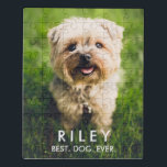 Niedlicher Hund Personalisiertes Foto Puzzle<br><div class="desc">Das perfekte Rätsel für Hundefreunde! Fügen Sie einfach das Foto und den Namen Ihres Hundes oder Haustieres hinzu,  um ein einzigartiges Puzzle zu erstellen,  das für viele Jahre geschätzt wird. Spaß,  einfach und einzigartig - macht ein großartiges Geschenk für Geburtstage,  Ferien und neue Haustiere.</div>