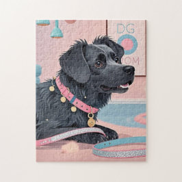 Niedlicher Hund Rosa Bling Hund Mama