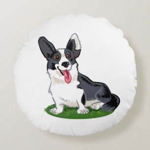 Niedlicher Hund Rundes Kissen