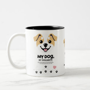 Niedlicher Hund Seelenverwandte Tasse - Spaß & Hap